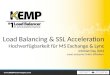 Load Balancing & SSL Acceleration Hochverfügbarkeit für MS Exchange & Lync InfoNet Day 2012
