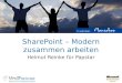 SharePoint â€“ Modern zusammen arbeiten