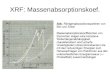 XRF: Massenabsorptionskoef
