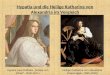 Hypatia und die Heilige Katharina von Alexandria im Vergleich