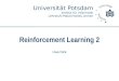 Reinforcement Learning 2