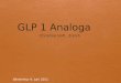 GLP 1 Analoga