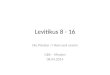 Levitikus 8 - 16