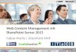 Web Content Management mit SharePoint Server 2013