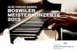 Boswiler Meisterkonzerte 2013 Programmheft