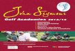 John Seymour Golf Academies 2013/2014