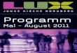 LUX Sommerprogramm 2011
