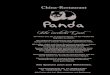 Speisekarte China-Restaurant Panda