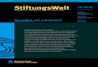 StiftungsWelt 03-2013: Geschätzt und unbekannt?