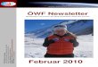 ÖWF Newsletter Februar 2010