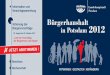 "Liste der Vorschläge der Bürgerinnen und Bürger", Bürgerhaushalt Potsdam 2012