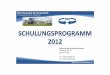 MD Schulung & Beratung GmbH - Schulungsprogramm 2012