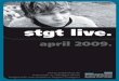 stgt live. Folder - Ausgabe April 2009