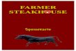 Speisekarte Farmer Steakhouse
