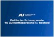 15 Zukunftsbereiche für Krefeld - JU Krefeld
