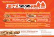 Restaurant menu flyer Pizza cologne