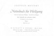 Mozart, L. - Notenbuch Fur Wolfgang