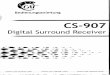 CAT CS 907 Manual