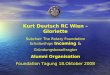 Kurt Deutsch RC Wien – Gloriette Subchair The Rotary Foundation Scholarships Incoming & Gründungsbeauftragter Alumni Organisation Foundation Tagung 18.Oktober