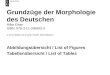 Grundzüge der Morphologie des Deutschen Hilke Elsen ISBN: 978-3-11-035893-3 © 2014 Walter de Gruyter GmbH, Berlin/Boston Abbildungsübersicht / List of