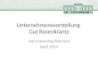 Unternehmensvorstellung Gut Rosenkrantz Hans-Henning Petersen April 2014 1
