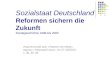 Sozialstaat Deutschland Reformen sichern die Zukunft Sozialgeschichte 1998 bis 2005 Издательский дом «Первое сентября», журнал «Немецкий