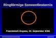 Walter BersingerVerein Sternwarte Rotgrueb Rümlang (VSRR) Ringförmige Sonnenfinsternis Französisch Guyana, 22. September 2006