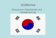 Südkorea Ressource Arbeitskraft und Globalisierung