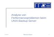 16.04.2003 02.06.2015 Thomas Kaiser 1 Analyse von Performanceproblemen beim UNIX-Backup Server