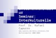 Unternehmenskultur Seminar: Interkulturelle Websiteforschung Prof. Dr. Rafael Capurro  Wintersemester 2008/2009