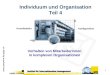 ABWL II PS/UE (c) 2000 by manfred fuchs 1 Individuum und Organisation Teil 4 Verhalten von MitarbeiterInnen in komplexen Organisationen Koordination Konfiguration