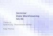 Seminar Data Warehousing SS 05 Thema 11: Optimierung - Materialisierte Sichten Katja Thomas