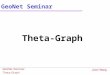 GeoNet Seminar Theta-Graph. Strukturen Motivation Definition von Theta-Graph Beispiel nach der Definition Eingenschafen von Theta-Graph Implemetierungsalgorithmus
