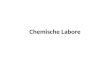 Chemische Labore. Rechtsgrundlagen - Überblick Richtlinien und Verordnungen auf europäischer Ebene (REACH, CLP, etc.) Staatliche Regelungen auf nationaler