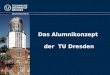 Das Alumnikonzept der TU Dresden Absolventenreferat