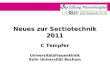 Neues zur Sectiotechnik 2011 C Tempfer Universitätsfrauenklinik Ruhr Universität Bochum