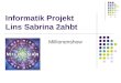 Millionenshow Informatik Projekt Lins Sabrina 2ahbt