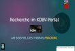 Recherche im KOBV-Portal AM BEISPIEL DES THEMAS FRACKING
