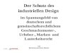 © 2009 Der Schutz des industriellen Design im Spannungsfeld von deutschem und gemeinschaftsrechtlichem Geschmacksmuster-, Urheber-, Marken- und Lauterkeitsrecht