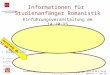 W. Lustig A. Bonnermeier Studienbüro Romanistik Uni Mainz Einführungsveranstaltung für Studierende der Romanistik (B.A./B.Ed.) im WS 2015/16 | 1 von 18