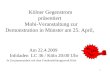 1 Kölner Gegenstrom präsentiert Mobi-Veranstaltung zur Demonstration in Münster am 25. April, Am 22.4.2009 Infoladen LC 36 / Köln 20:00 Uhr In Zusammenarbeit