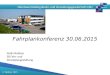 Maik Meißner SB Fahr- und Dienstplangestaltung Fahrplankonferenz 30.06.2015 © Meißner 2015