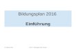 Dr. Matthias ThiesZPG IV - Bildungsplan 2016, Deutsch Bildungsplan 2016 Einführung