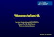 Wissenschaftsethik Seminar: Moralerziehung (WS 2015/2016) Dozent: Prof. Dr. Detlef Horster Referent: Joschua Claassen Hannover, den 18.01.2016