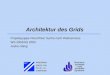 Betriebs- systeme und Verteilte Systeme Architektur des Grids Projektgruppe Peer2Peer Suche nach Webservices WS 2004/SS 2005 Andre Höing