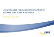 Analyse der regionalwirtschaftlichen Effekte des EWE-Konzerns Oldenburg, April 2014