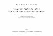 Beethoven Piano Concerto Cadenzas Henle Verlag
