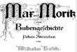 Max Und Moritz - Busch