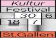 Programmmagazin Kulturfestival St.Gallen 2015