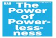 HAU-Publikation "The Power of Powerlessness"